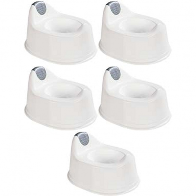 Baby Töpfchen 5er Set, stapelbar, Farbe creme 